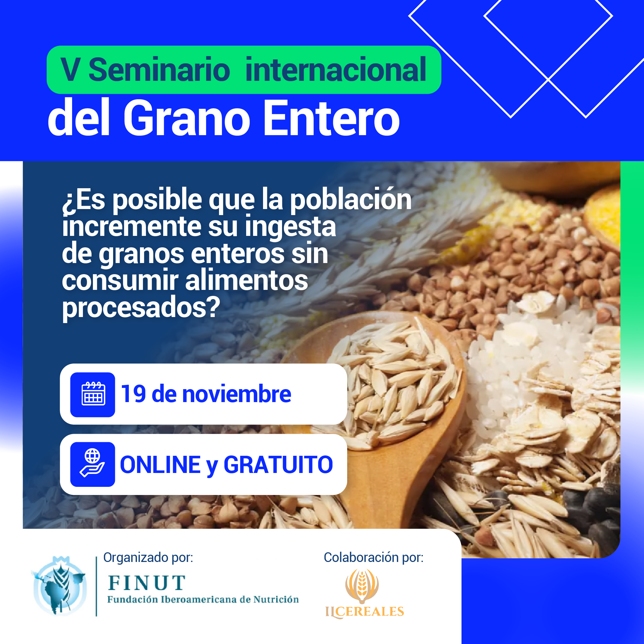 V Seminario FINUT Cereales de Grano Entero